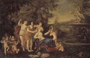 Albani Francesco The Toilett of Venus oil painting reproduction